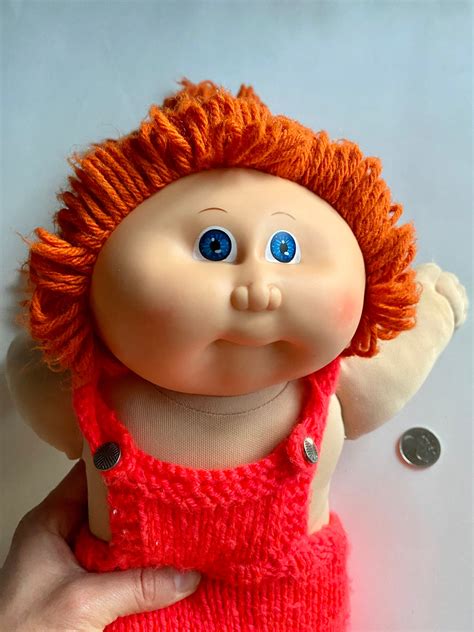 cabbage patch red hair blue eyes